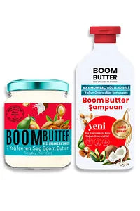 Boom Butter Hair Care Oil and Shampoo Set 2
