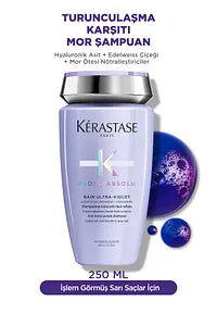 Kerastase Blond Absolu Bain Ultra-Violet Shampoo Neutralizing Orange Reflections 250 ml